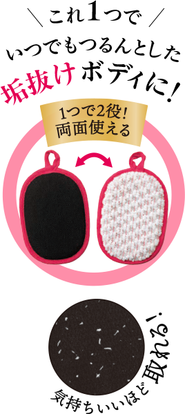 これ１つでいつでもつるんとした垢抜けボディに！